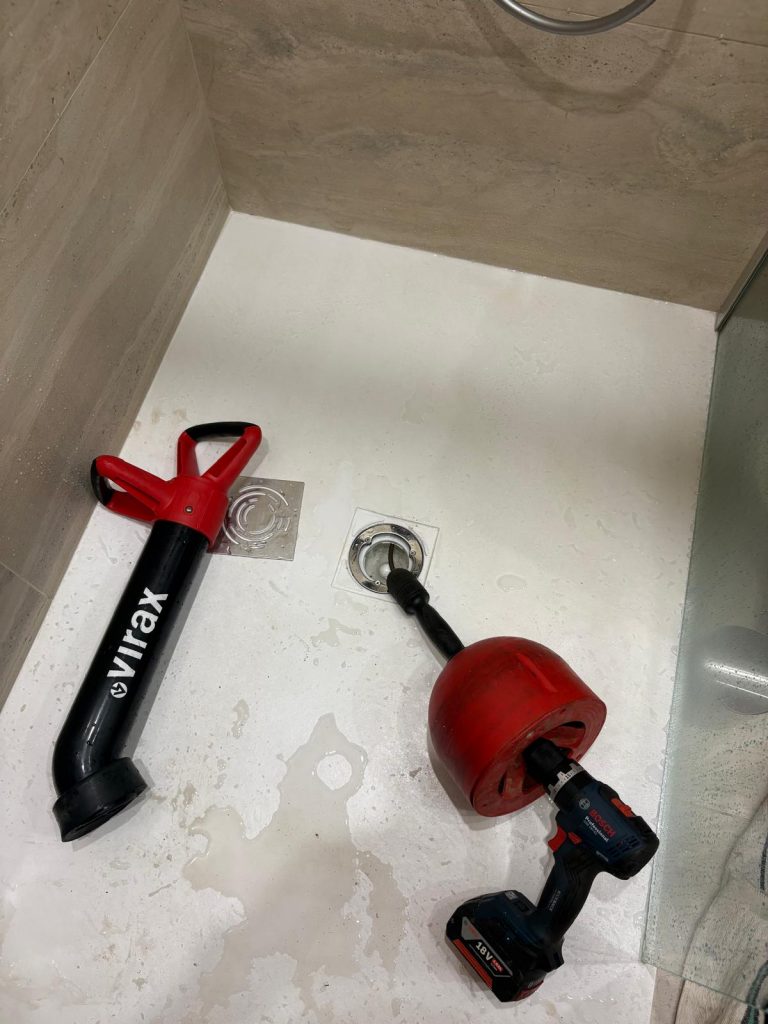 débouchage douche